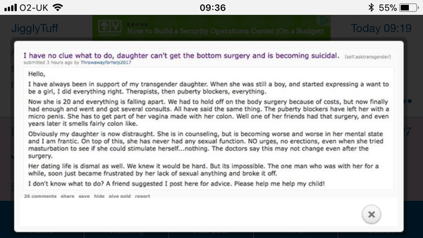 To believe that sex is not 'assigned' at birth, but observed?