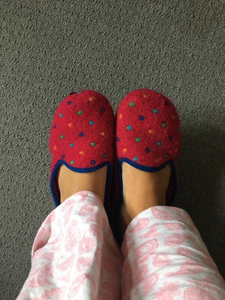 Ballerina-style slippers