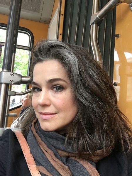 Head shave to go grey