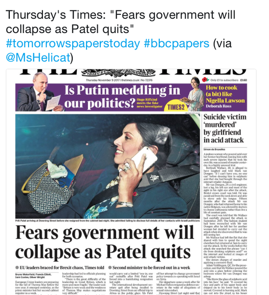 Westministenders: A week in politics is a long time....