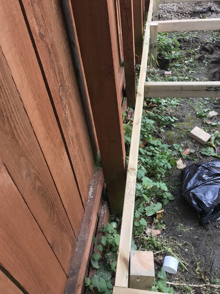 Neighbor complaining avout our decking touching her fence??