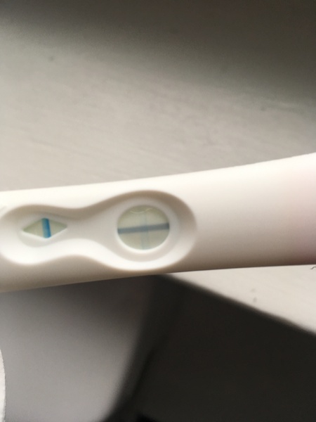 Faint positive the next day?