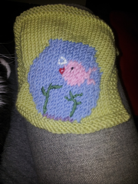 Woolly Hugs. Photos of the finished Blanket for CatThiefKeith's family and a message from her DH now on this original thread. TITLE EDITED BY MNHQ