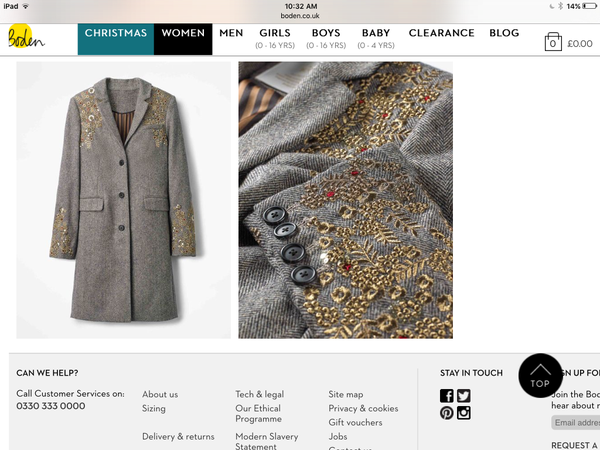 Boden Ellis coat.
