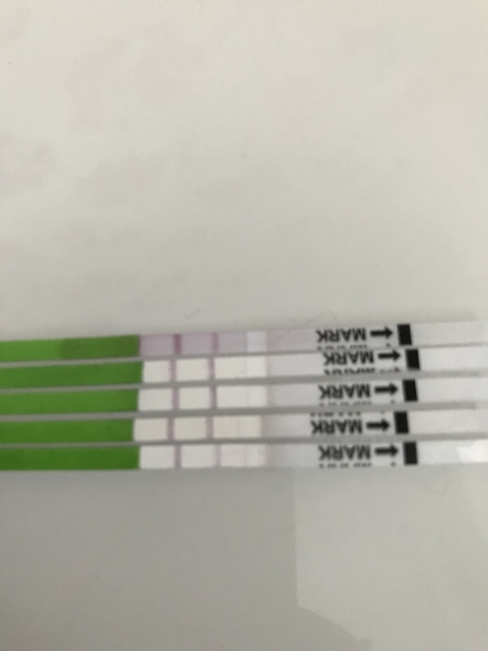 Ovulation test pattern