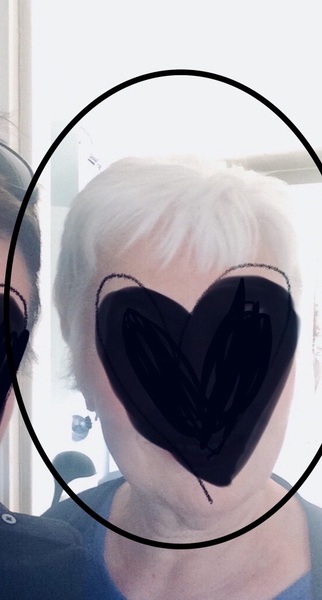 Head shave to go grey