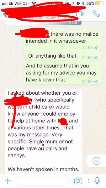 Calling a single parent a single parent
