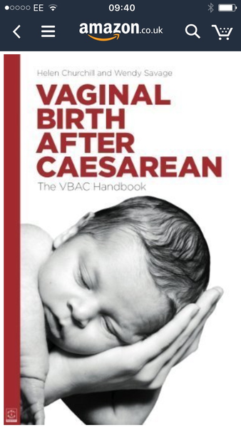 VBAC soon after initial C-Section