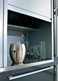 Integrated kitchen - hidden microwave