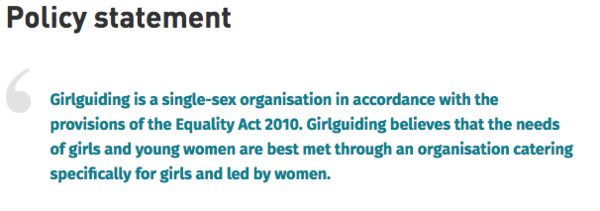 Girl Guides Complaint Reply