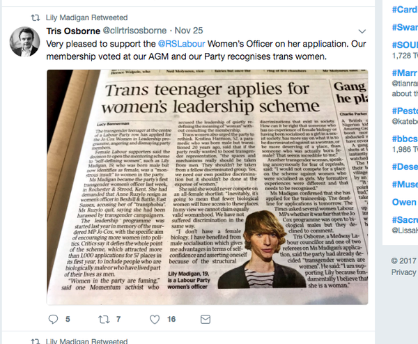 to let you know how men use the Equality Act to undermine women's spaces