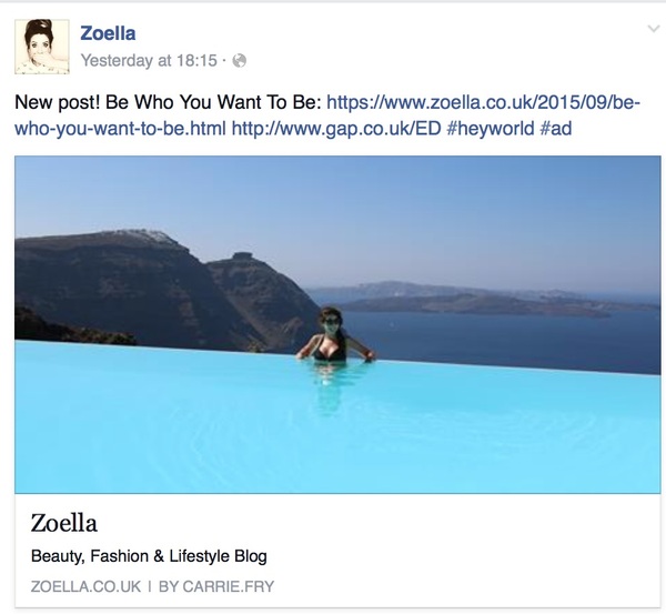 To think zoella is lying