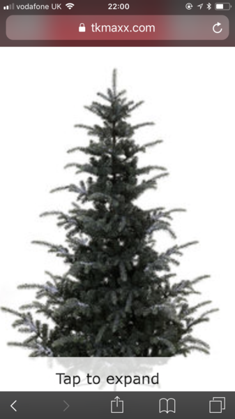 To buy a £300 Christmas tree?