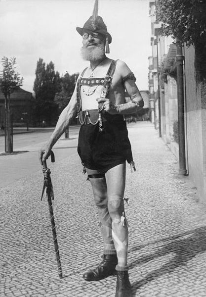 Men in dungarees