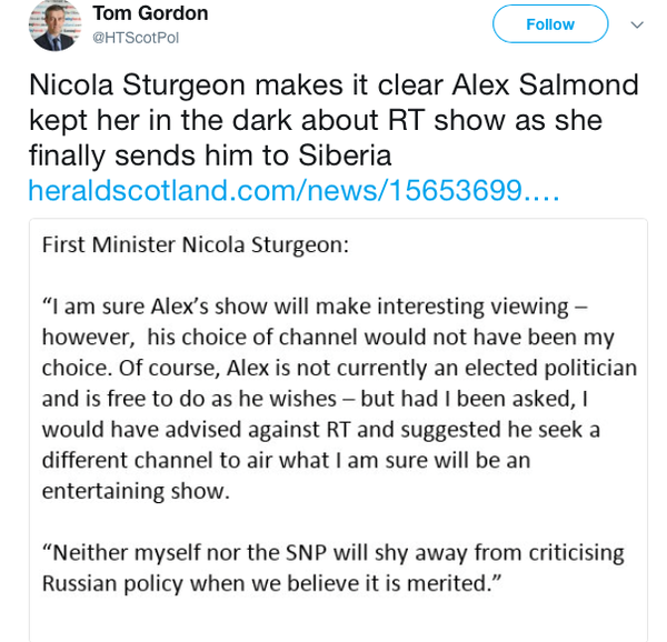 Westministenders: A week in politics is a long time....