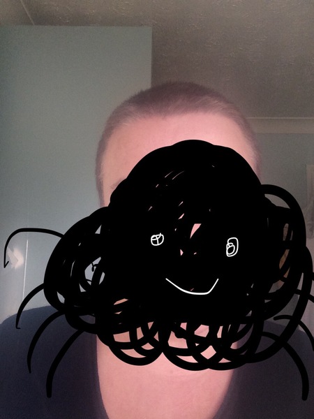 Head shave to go grey