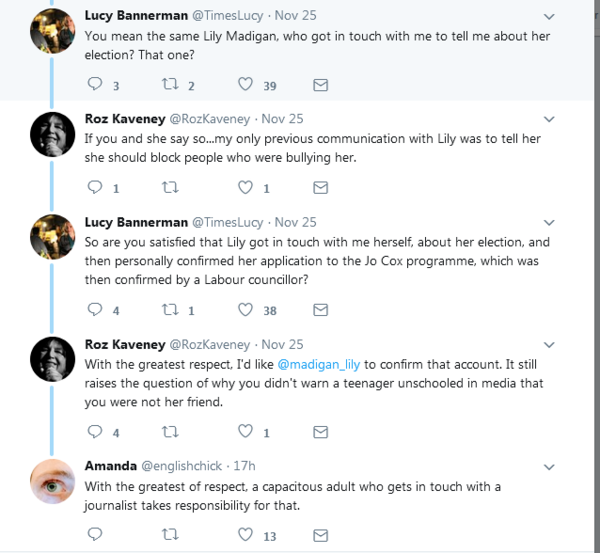 Lily Madigan, TIM, elected Labour women's officer