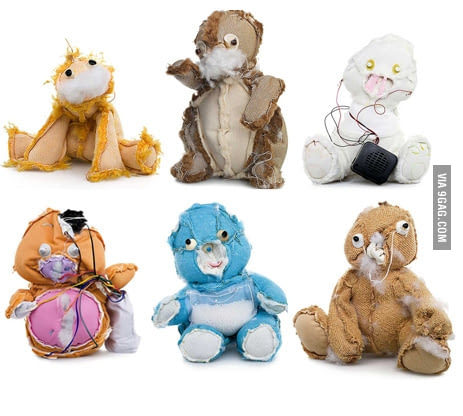 to feel bad about dismembering a teddy?