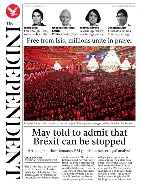 Westministenders: A week in politics is a long time....