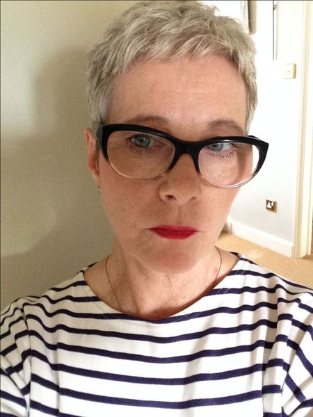 Head shave to go grey