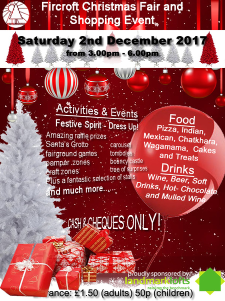 Fircroft Primary School Christmas Fair and Shopping Event - date for your diary!