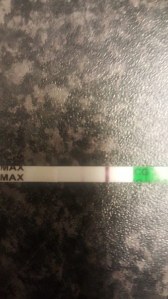 Really faint line???