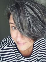 Head shave to go grey