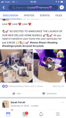 Crystal harmony WTAF?! (Facebook selling shite)