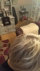 Head shave to go grey