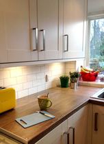 How high/where to tile kitchen?