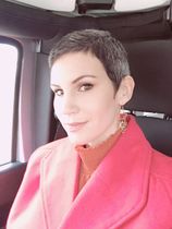 Head shave to go grey