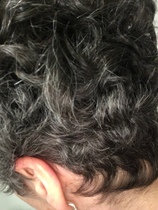 Head shave to go grey