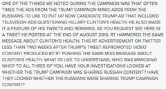 Manafort Destiny? Trump continued