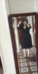 HELP how to dress up this black dress i look like am going to a funeral.