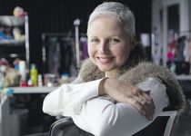 Head shave to go grey