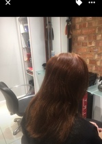 Head shave to go grey