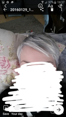 Head shave to go grey