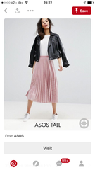 If yoh have a pleated midi skirt what do you wear it with?