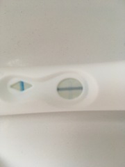 Faint positive the next day?
