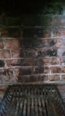 Repointing fireplace