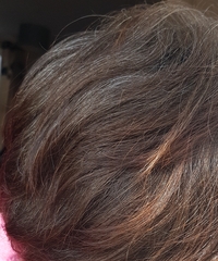 Head shave to go grey