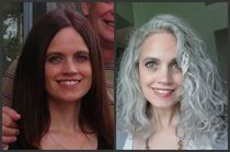 Head shave to go grey