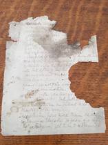 Found under floorboards..