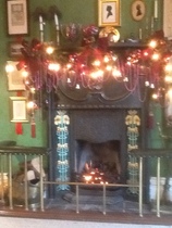 Where will I get a nice, but not expensive, garland for my fireplace?