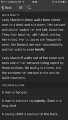 to be slightly horrified a 15 film was shown to 11 year olds?