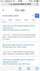 Google “women killed in 2016” - you won’t believe the result