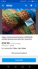 Mission Impossible: a Man's Chunky Rainbow cardigan!