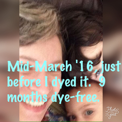 Head shave to go grey