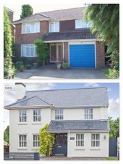Has anyone changed the look of a modern house to more traditional windows etc
