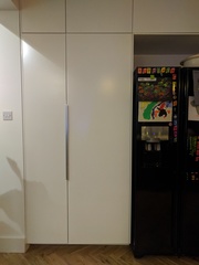 Integrated kitchen - hidden microwave
